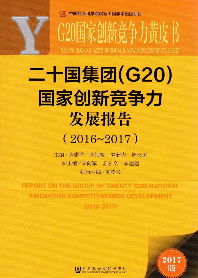 二十国集团（G20）国家创新竞争力发展报告（2016-2017）